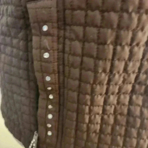 Rod's western cowboy core Brown Quilted Vest, Medium - Picture 3 of 13